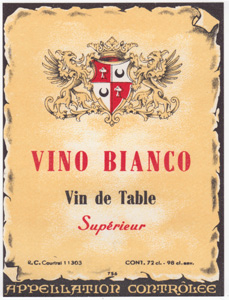 Vino Blanco
Vin de Table Superieur 